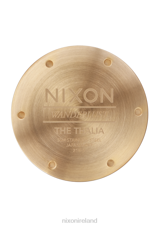 Watch IE Nixon Thalia Leather Light Gold/Tan 688T259
