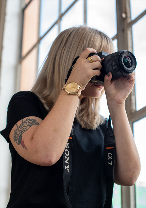 Watch IE Nixon Thalia Leather Light Gold/Tan 688T259