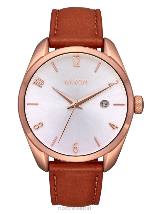 Watch IE Nixon Thalia Leather Rose Gold/White 688T260
