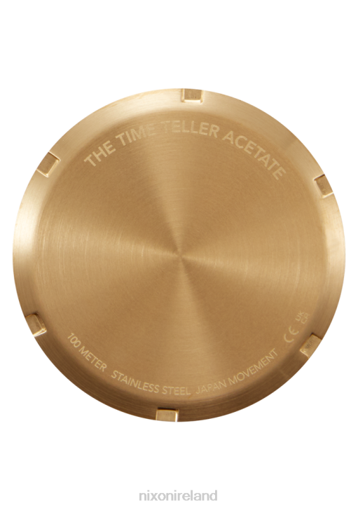 Watch IE Nixon Time Teller Acetate Black Tortoise 688T249