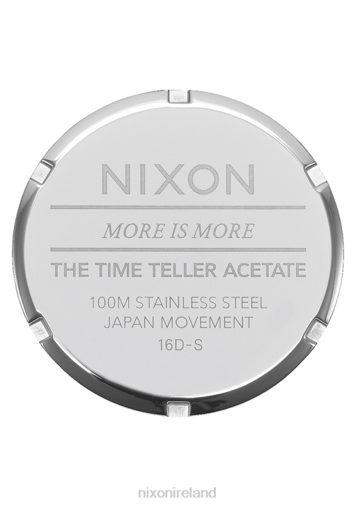 Watch IE Nixon Time Teller Acetate Pink/Silver 688T250