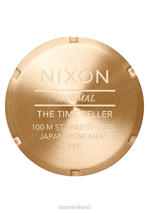 Watch IE Nixon Time Teller All Gold/Black Sunray 688T36