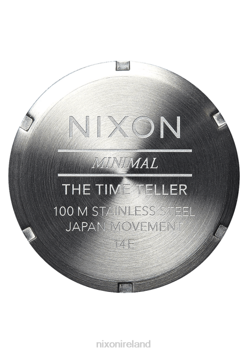 Watch IE Nixon Time Teller Leather Light Gold/White Sunray 688T129