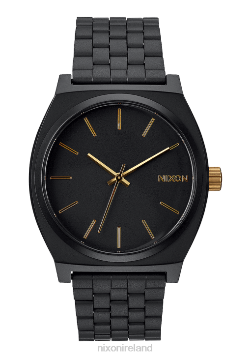 Watch IE Nixon Time Teller Matte Black/Gold 688T37