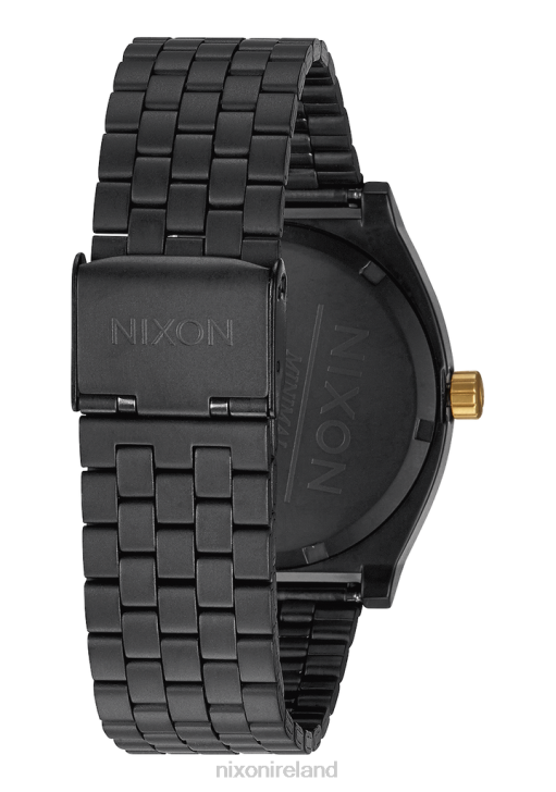 Watch IE Nixon Time Teller Matte Black/Gold 688T37