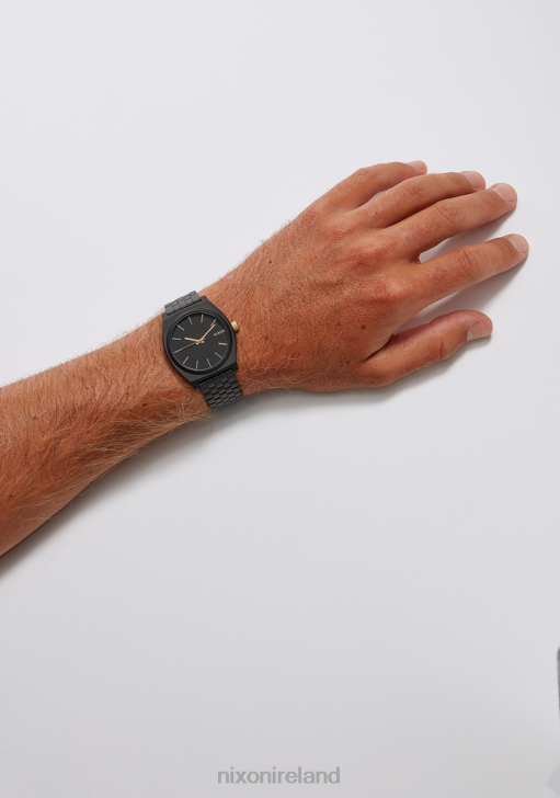 Watch IE Nixon Time Teller Matte Black/Gold 688T37