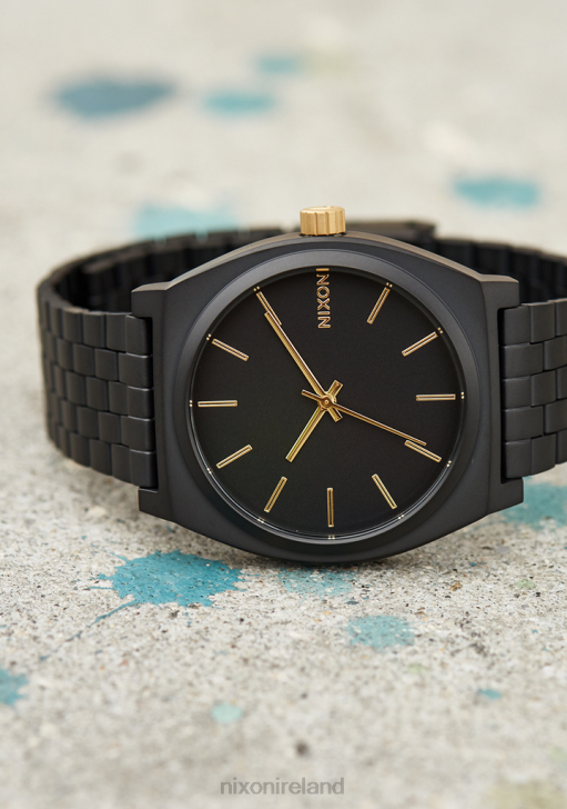 Watch IE Nixon Time Teller Matte Black/Gold 688T37