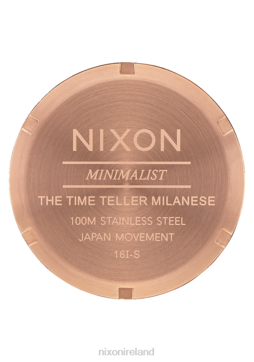 Watch IE Nixon Time Teller Milanese All Rose Gold 688T266