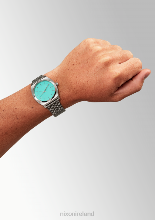 Watch IE Nixon Time Teller Silver/Turquoise 688T38