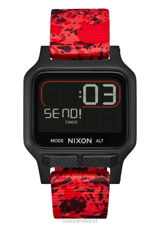 Watch IE Nixon Heat Black/Red 688T168