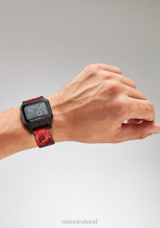 Watch IE Nixon Heat Black/Red 688T168