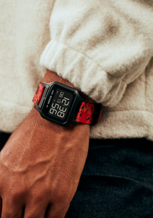 Watch IE Nixon Heat Black/Red 688T168