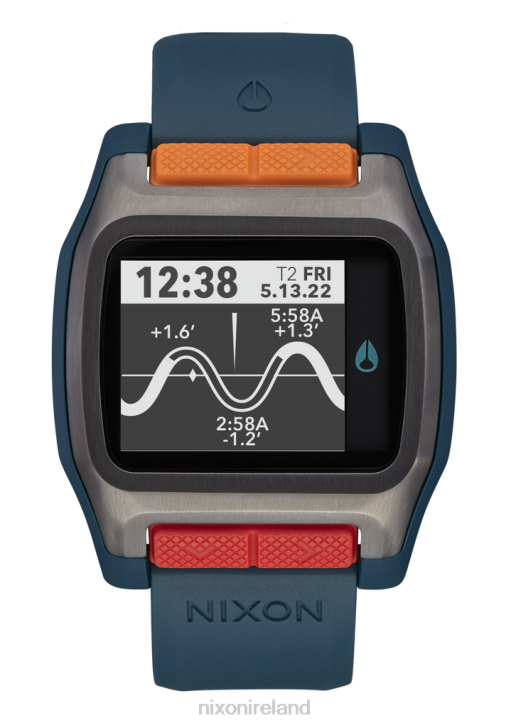 Watch IE Nixon High Tide Light Gunmetal/Teal 688T201