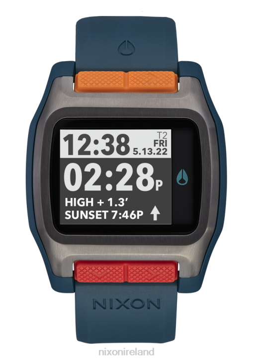 Watch IE Nixon High Tide Light Gunmetal/Teal 688T201