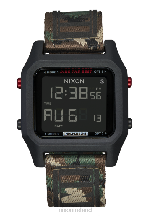 Watch IE Nixon Independent Staple Black/Camo 688T216