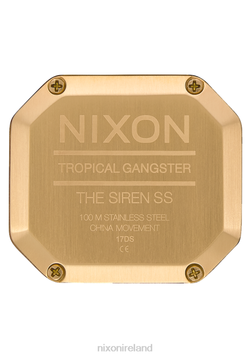 Watch IE Nixon Siren Stainless Steel Gold/Black 688T207